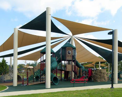 tensile - play area shades